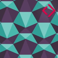 Teal Purple Spikes Swatch