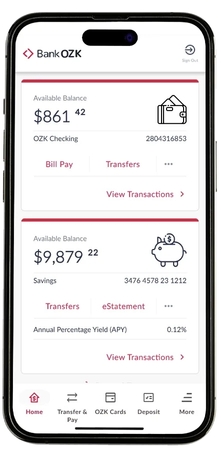 Mobile & Online Banking | Bank OZK