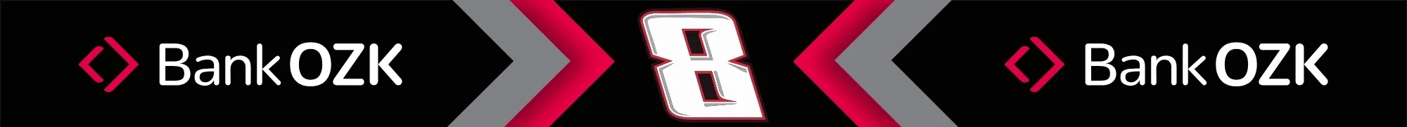 Bank OZK logo and Number 8