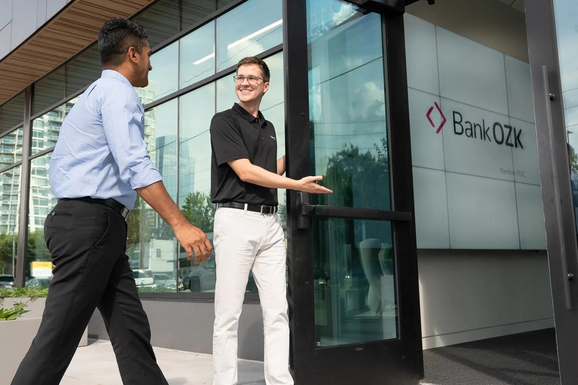 Interior of Bank OZK Headquarters